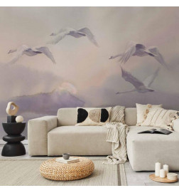 Mural de parede - Flying Swans