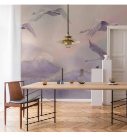 Wall Mural - Flying Swans