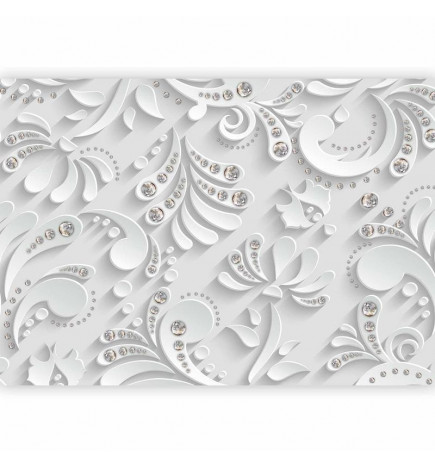 Fototapetti - Flowers with Crystals