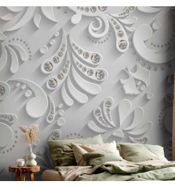 Mural de parede - Flowers with Crystals