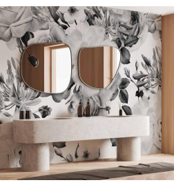 Wall Mural - Sentimental Garden (Black and White)