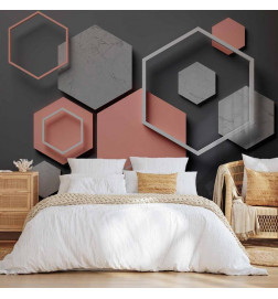 Fototapetas - Hexagon Plan