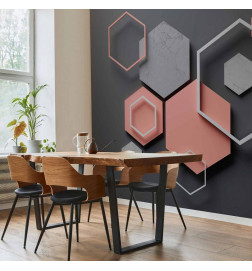 Fototapet - Hexagon Plan