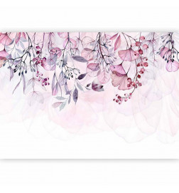 Wall Mural - Foggy Nature - Pink
