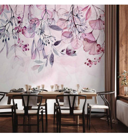 Papier peint - Foggy Nature - Pink