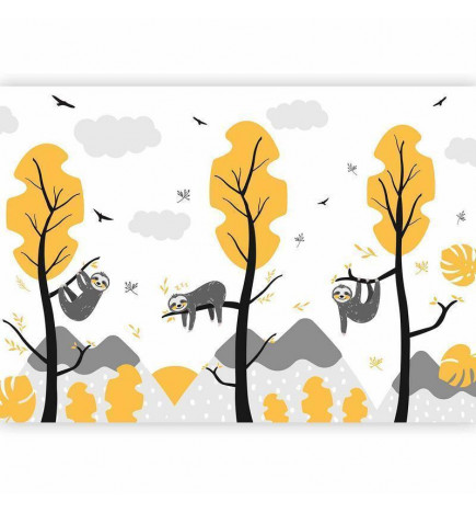 Carta da parati - Cute Sloths