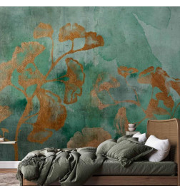 Papier peint - Copper Ginkgo