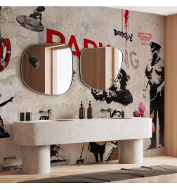 Carta da parati - [Banksy] Graffiti Collage