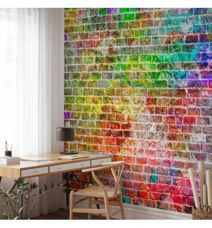 Foto tapete - Rainbow Wall