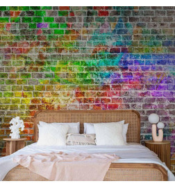 Fototapete - Rainbow Wall