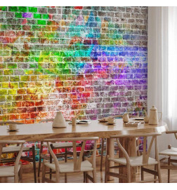 Foto tapete - Rainbow Wall