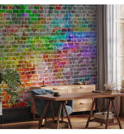 Papier peint - Rainbow Wall
