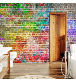 Fototapeet - Rainbow Wall