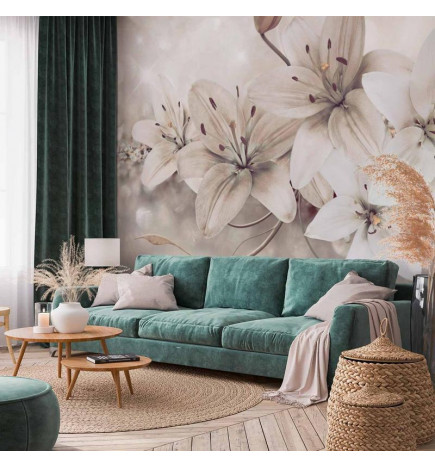 Fotobehang - Diamond Lilies