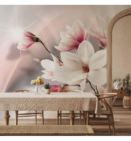 Wall Mural - White magnolias