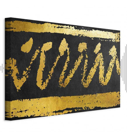 Canvas Print - Gold Seal (1 Part) Wide