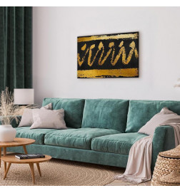 Canvas Print - Gold Seal (1 Part) Wide