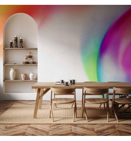 Fototapete - Abstraction - Strong Colors of Irregular Shapes - Multicolor