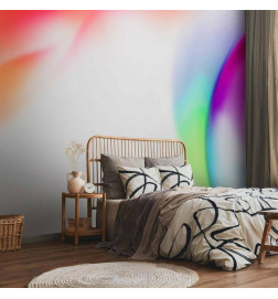 Foto tapete - Abstraction - Strong Colors of Irregular Shapes - Multicolor