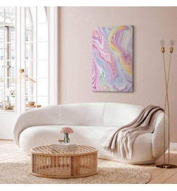 Canvas Print - Colorful Dream - Abstract Shapes in Pastel Colors