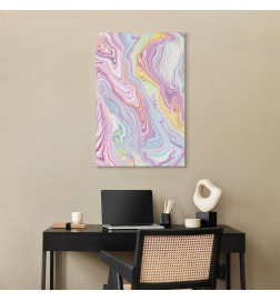 Seinapilt - Colorful Dream - Abstract Shapes in Pastel Colors