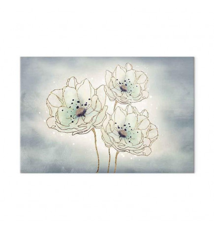 Canvas Print - Ocean Flowers (1 Part) Wide