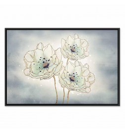 Quadro - Ocean Flowers (1 Part) Wide