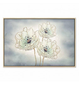 Quadro - Ocean Flowers (1 Part) Wide