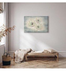 Leinwandbild - Ocean Flowers (1 Part) Wide