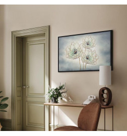 Quadro - Ocean Flowers (1 Part) Wide