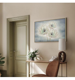 Quadro - Ocean Flowers (1 Part) Wide