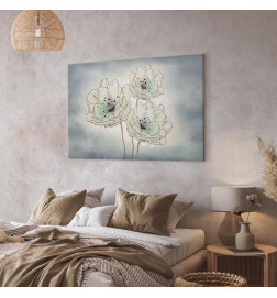 Quadro - Ocean Flowers (1 Part) Wide