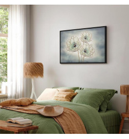 Quadro - Ocean Flowers (1 Part) Wide