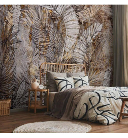 Mural de parede - Honey Plumes