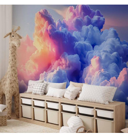 Fototapete - Clouds Like Painted: Artistic Brushes of Dawn Painting the Sky