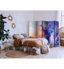 Paravento - Clouds Like Painted: Artistic Brushes of Dawn Painting the Sky