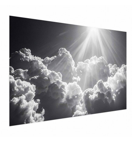 Poster - Hope in the Clouds: Inspiring Sun Rays – Awaken Emotions