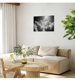 Plakatas - Hope in the Clouds: Inspiring Sun Rays – Awaken Emotions