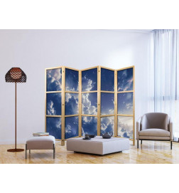 Japonska pregrada - Starry Clouds and Delicate Light Over a Corner of the Sky