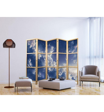 Japanilainen sermi - Starry Clouds and Delicate Light Over a Corner of the Sky