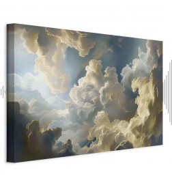 Leinwandbild - Sun and Shadows: A Theatrical Display of Nature High Above the Earth