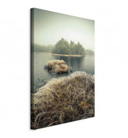 Schilderij - Autumn in the Wetlands (1 Part) Vertical