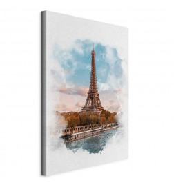 Tablou - Paris View (1 Part) Vertical