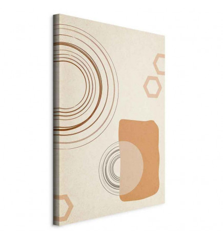 Canvas Print - Sand Castles (1 Part) Vertical