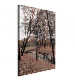 Canvas Print - Autumn Walk (1 Part) Vertical