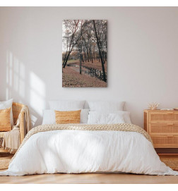 Canvas Print - Autumn Walk (1 Part) Vertical