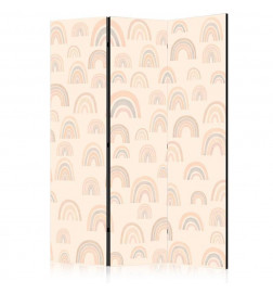Vouwscherm - August Sky - Rainbows of Various Sizes in Muted Colors