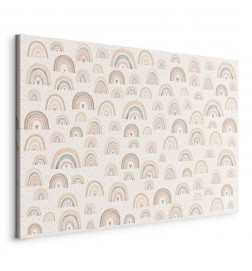 Taulu - Spring - Pastel Rainbows with Hearts on a Rainy Day