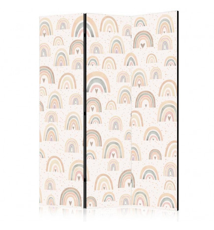 Pertvara - Spring - Pastel Rainbows on a Rainy Day with Hearts