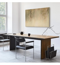 Quadro - Spring Orchard - Hummingbirds Among Tree Branches in Beige Shades